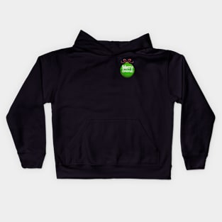 merry christmas ball - green ball Kids Hoodie